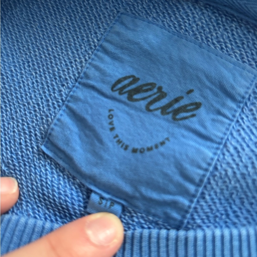 Aerie Vibrant Blue Knit Top